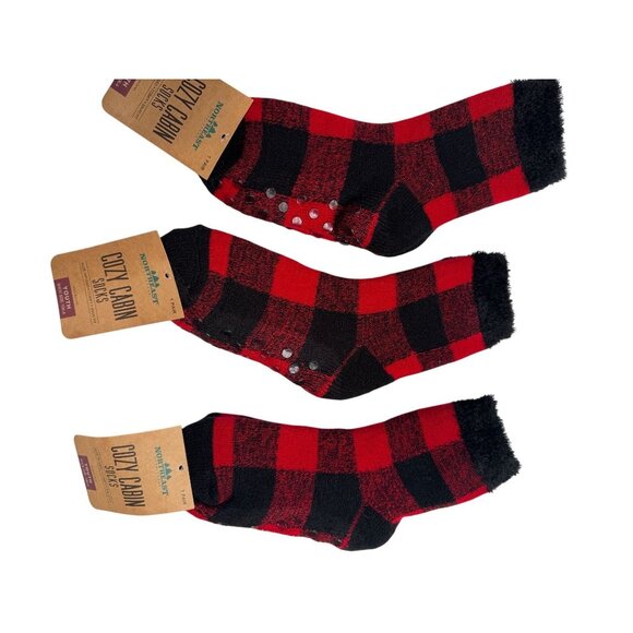 2/$30 NWT Northeast Outfitters Youth Cozy Cabin Socks Aloe Infused Comfy Snug Fi - Picture 4 of 7